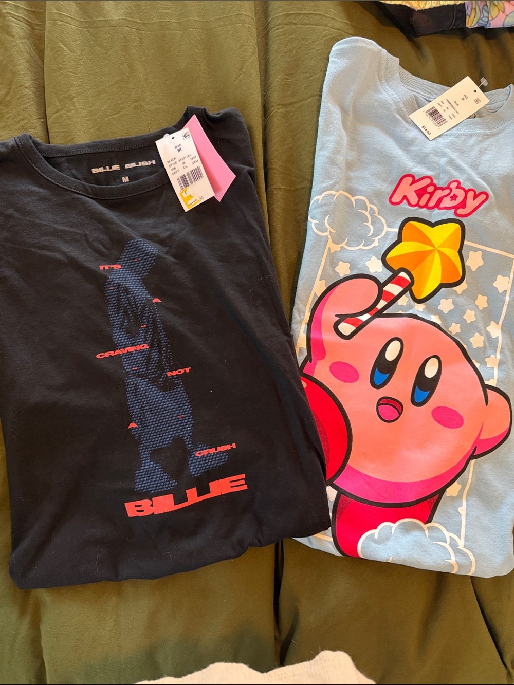 Ecko Unlimited Black Graphic Tee with Pink Tag